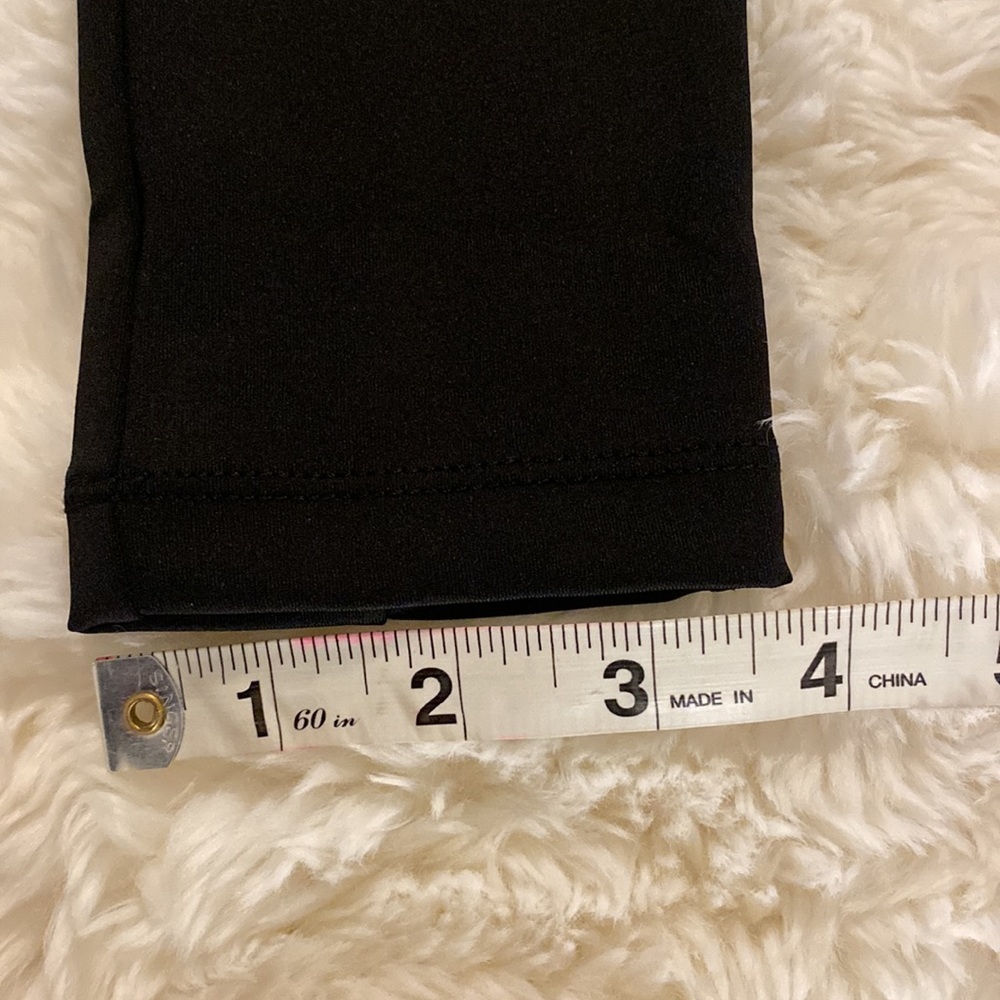 NWT GUESS Logo Mesh-Trim Leggings XS Black - Picture 9 of 9